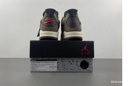 Brown x Scott Air 4 Travis Jordan Retro 1109